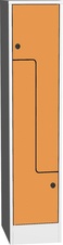 Šatníková skriňa Z SZS 41 AH, dvere HPL, oranžová