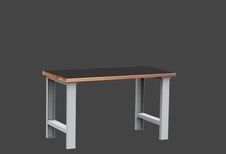 Dielenský stôl DPS 1301 s hladkou pogumovanou pracovnou doskou