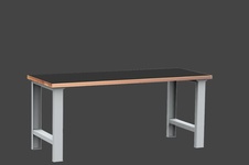 Dielenský stôl DPS 2401 s vrúbkovanou pogumovanou pracovnou doskou