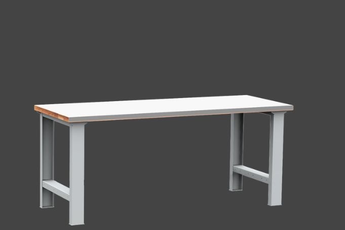 Dielenský stôl DPS 2601 s oplechovanou pracovnou doskou