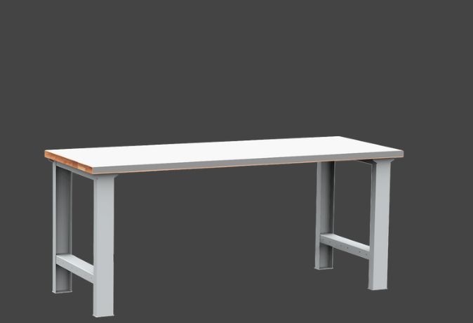 Dielenský stôl DPS 2701 s oplechovanou nerezovou pracovnou d