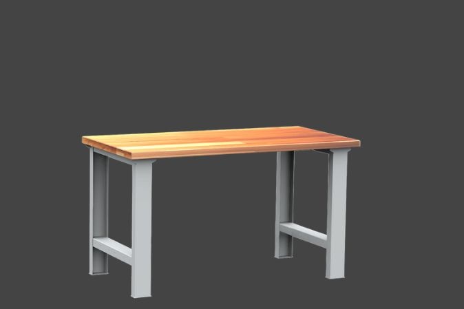Dielenský stôl DPS 1B01 s bukovou škárovkou 50 mm