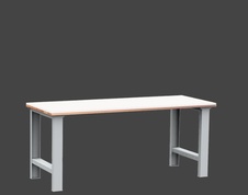 Dielenský stôl DPS 2D01 s bukovou škárovkou a PE doskou