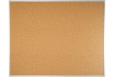 Korková tabuľa 150x120, strieborný rám