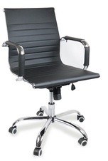 Kancelárska stolička Deluxe, čierna