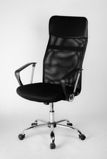 Kancelárska stolička Komfort, čierna - 1