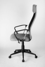 Kancelárska stolička Komfort plus, šedo-čierna - 3