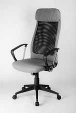 Kancelárska stolička Komfort plus, šedo-čierna - 4
