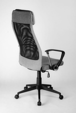 Kancelárska stolička Komfort plus, šedo-čierna - 5