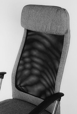 Kancelárska stolička Komfort plus, šedo-čierna - 6