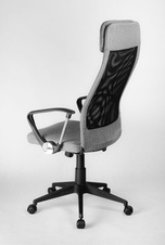 Kancelárska stolička Komfort plus, šedo-čierna - 8