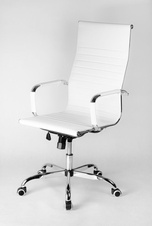 Kancelárska stolička Deluxe plus, biela - 1