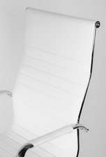 Kancelárska stolička Deluxe plus, biela - 5