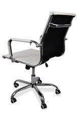 Kancelárska stolička Deluxe, biela - 2