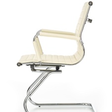 Kancelárska stolička Deluxe Skid, béžová - 3