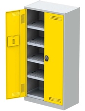 KOVOS skriňa na skladovanie kvapalín SCH 01 A, žltá - 2