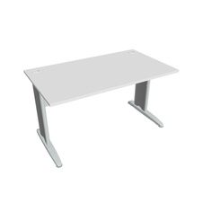 HOBIS kancelársky stôl pracovný rovný - CS 1400, biela
