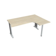 HOBIS kancelársky stôl pracovný tvarový, ergo ľavý - CE 60 L, agát
