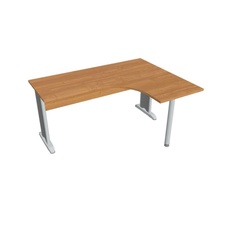 HOBIS kancelársky stôl pracovný tvarový, ergo ľavý - CE 60 L, jelša