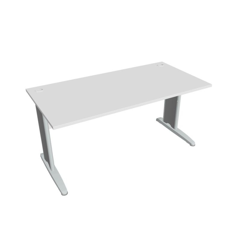 HOBIS kancelársky stôl pracovný rovný - CS 1600, biela