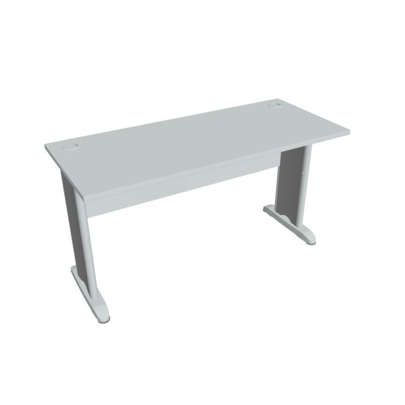 HOBIS kancelársky stôl pracovný rovný - CE 1400, sivá
