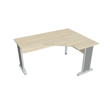 HOBIS kancelársky stôl pracovný tvarový, ergo ľavý CEV 60 L, agát