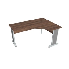 HOBIS kancelársky stôl pracovný tvarový, ergo ľavý CEV 60 L, orech