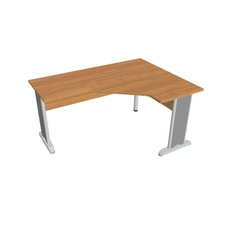 HOBIS kancelársky stôl pracovný tvarový, ergo ľavý CEV 60 L, jelša