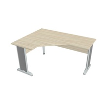 HOBIS kancelársky stôl pracovný tvarový, ergo pravý - CEV 60 P, agát