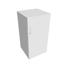 HOBIS skriňa policová dverová - S 2 40 01 P, biela