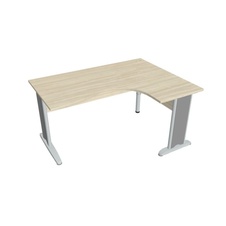 HOBIS kancelársky stôl pracovný tvarový, ergo ľavý - CE 2005 L, agát