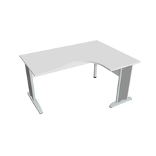 HOBIS kancelársky stôl pracovný tvarový, ergo ľavý - CE 2005 L, biela