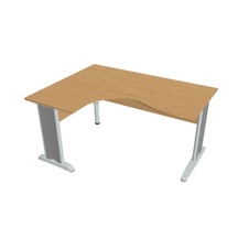 HOBIS kancelársky stôl pracovný tvarový, ergo pravý - CE 2005 P, buk
