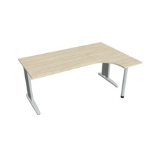 HOBIS kancelársky stôl pracovný tvarový, ergo ľavý - CE 1800 L, agát