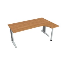 HOBIS kancelársky stôl pracovný tvarový, ergo ľavý - CE 1800 L, jelša