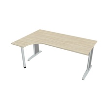 HOBIS kancelársky stôl pracovný tvarový, ergo pravý - CE 1800 P, agát