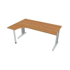 HOBIS kancelársky stôl pracovný tvarový, ergo pravý - CE 1800 P, jelša