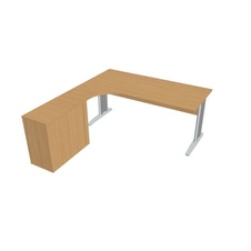 HOBIS kancelársky stôl pracovný, zostava pravá - CE 1800 HR P, buk
