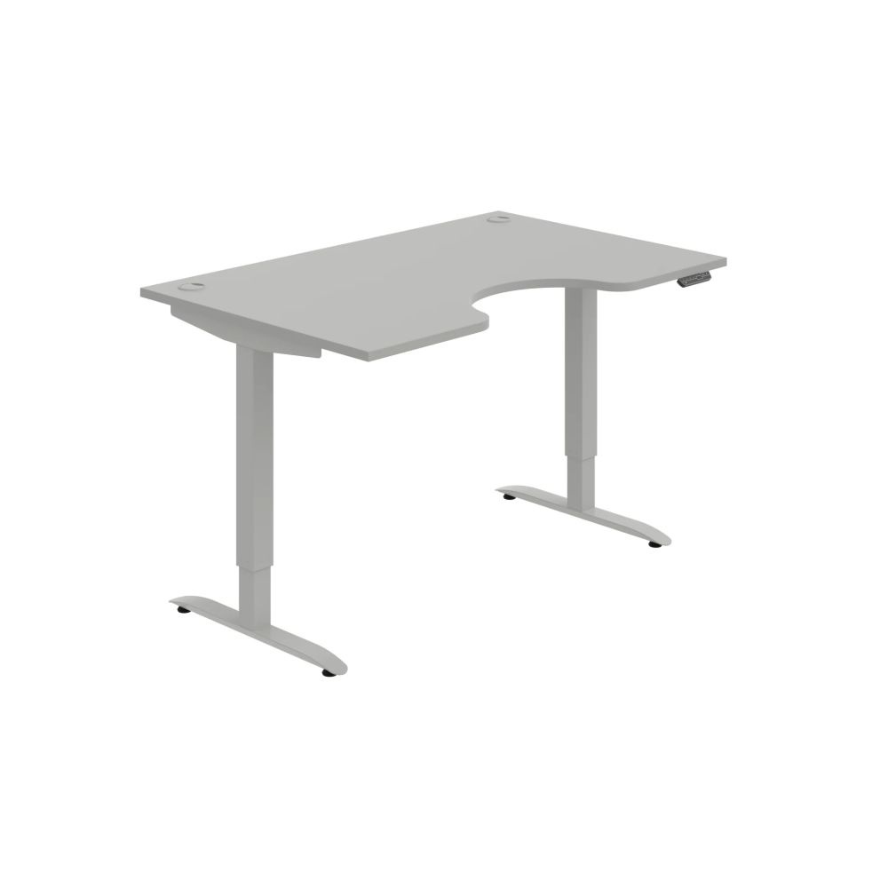 HOBIS ergo elektr.staviteľný stôl 140 cm, pamäť. ovláda. - MSE 2M 1400, sivá