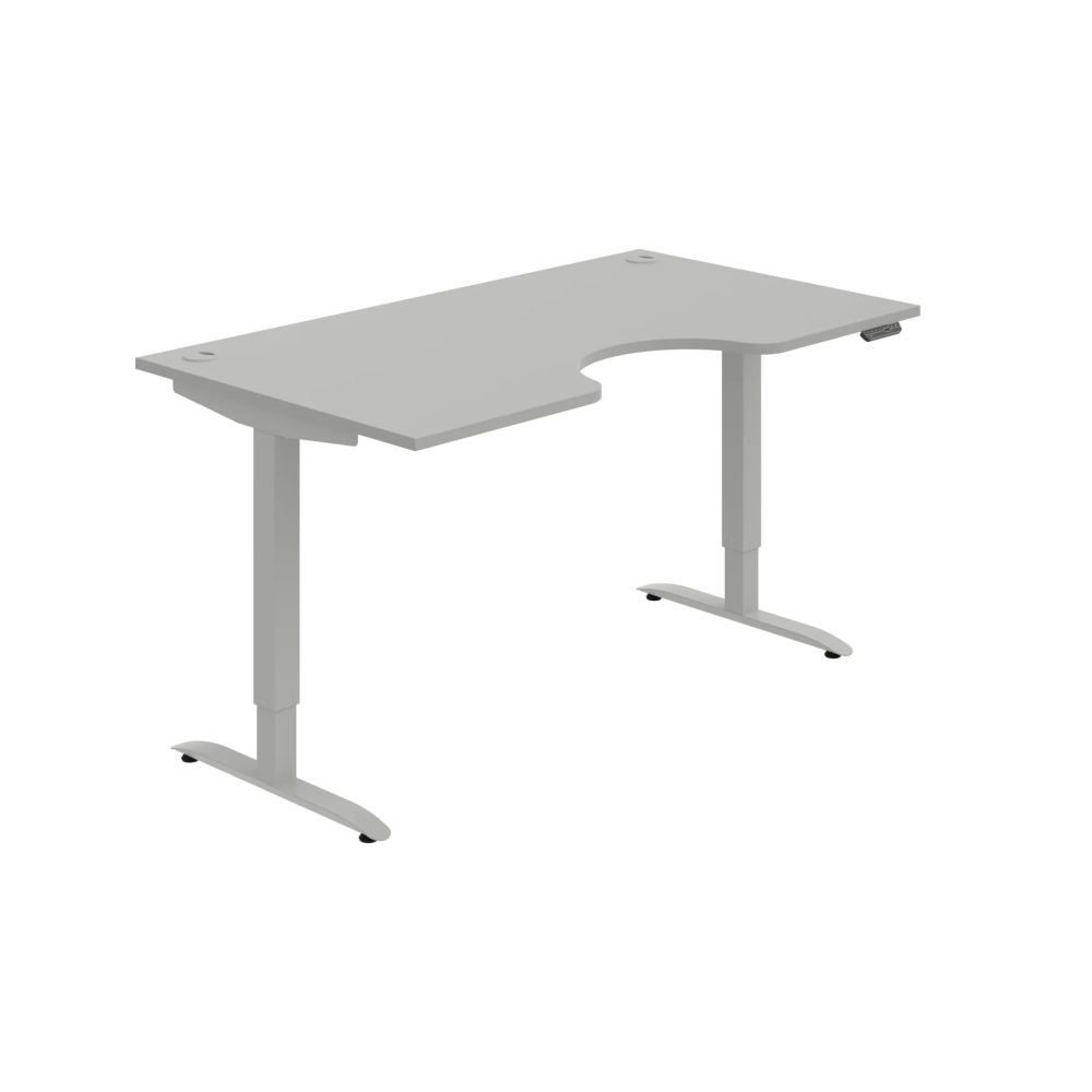 HOBIS ergo elektr.staviteľný stôl 160 cm, pamäť. ovláda. - MSE 2M 1600, sivá