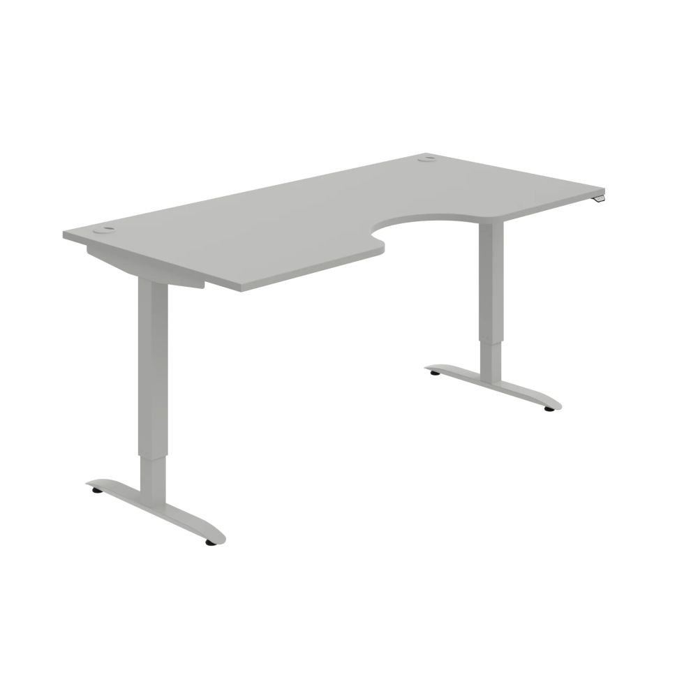 HOBIS ergo elektr.staviteľný stôl 180 cm, stand. ovláda. - MSE 2 1800, sivá