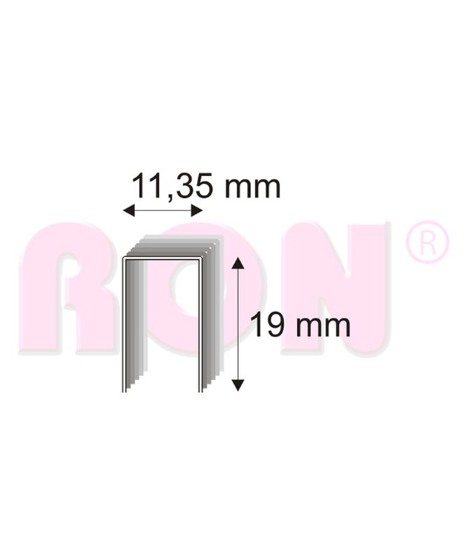 Čalúnnické spony M 539/19