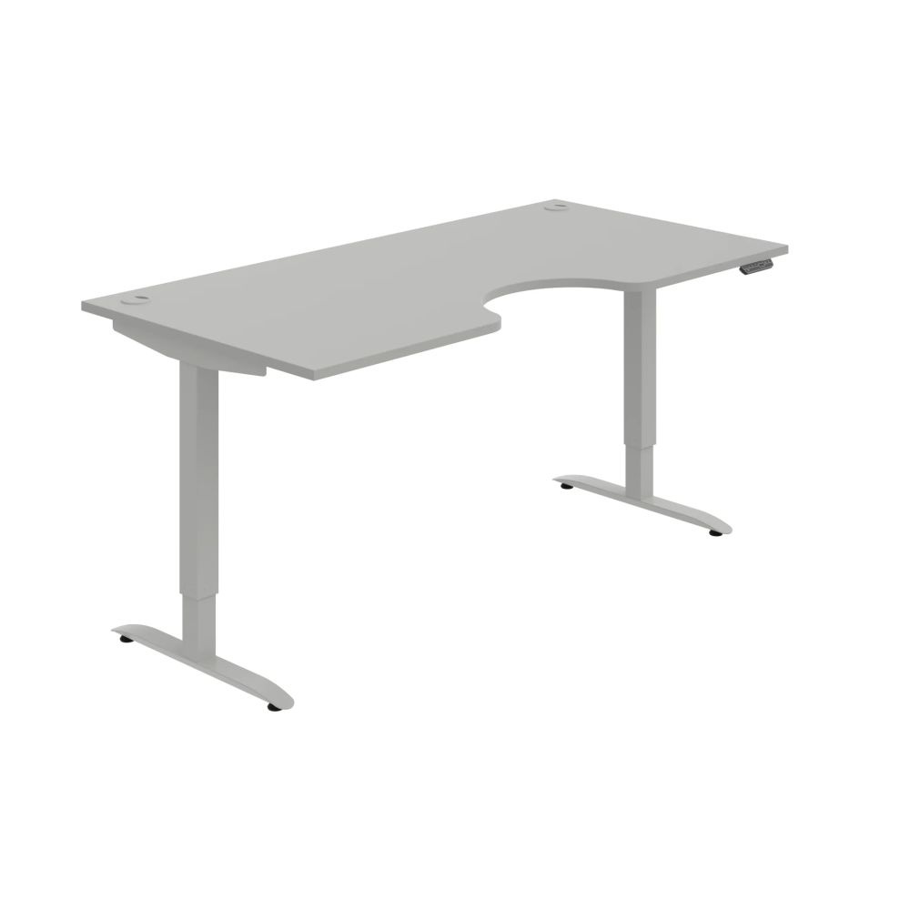 HOBIS ergo elektr.staviteľný stôl 180 cm, pamäť. ovláda. - MSE 2M 1800, sivá