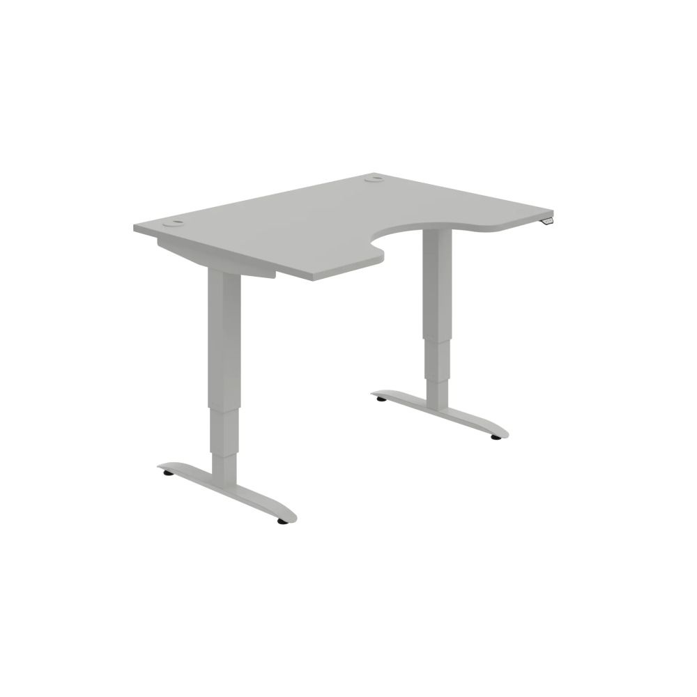 HOBIS ergo elektr.staviteľný stôl 120 cm, stand. ovláda. - MSE 3 1200, sivá
