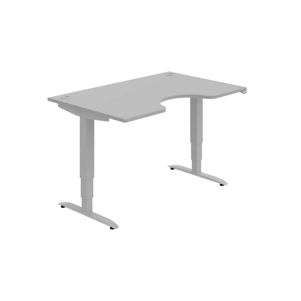 HOBIS ergo elektr.staviteľný stôl 140 cm, stand. ovláda. - MSE 3 1400, sivá