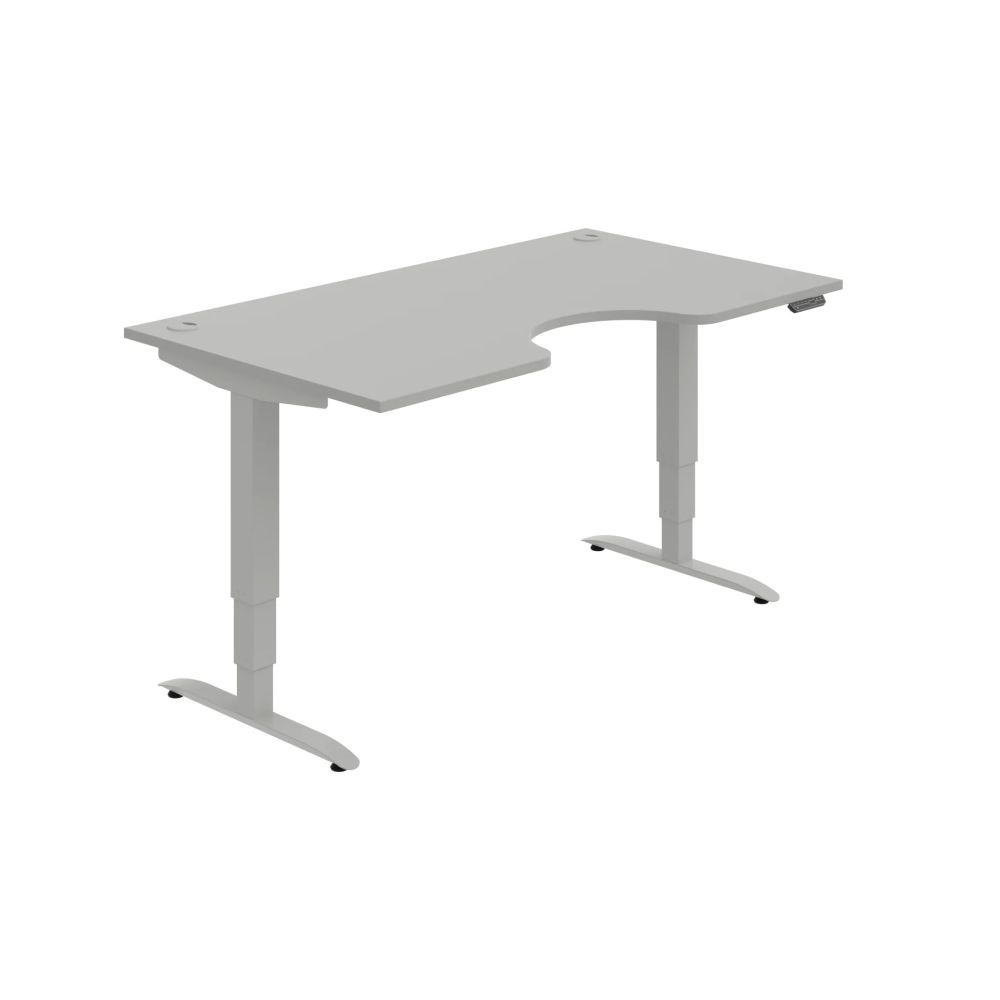 HOBIS ergo elektr.staviteľný stôl 160 cm, pamäť. ovláda. - MSE 3M 1600, sivá