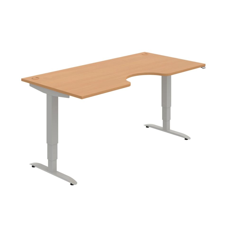 HOBIS ergo elektr.staviteľný stôl 180 cm, stand. ovláda. - MSE 3 1800, buk
