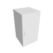 HOBIS skriňa policová dverová - D 2 40 01, biela