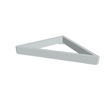 HOBIS sokel trojuholník 5cm - S 400 A, sivá