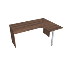 HOBIS kancelársky stôl pracovný tvarový, ergo ľavý - GE 60 L, orech